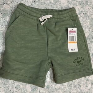 Vineyard Vines Slub Knit Jetty Short Olive 3T